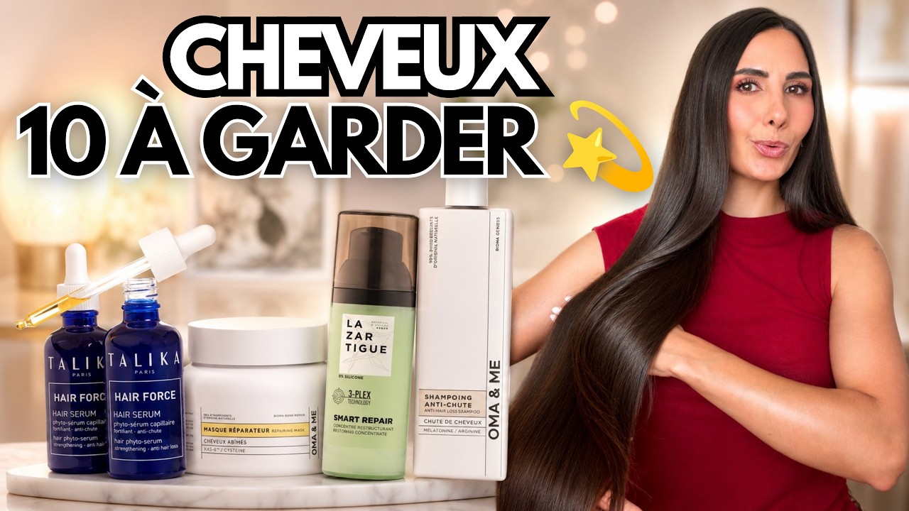 ✨ TOP 10 SOINS CHEVEUX APRÈS 40 ANS : longueur, densité, chute, brillance