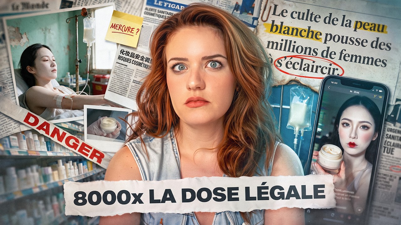 Elle s'est blanchi la peau au mercure. Voici ce que ça lui a fait