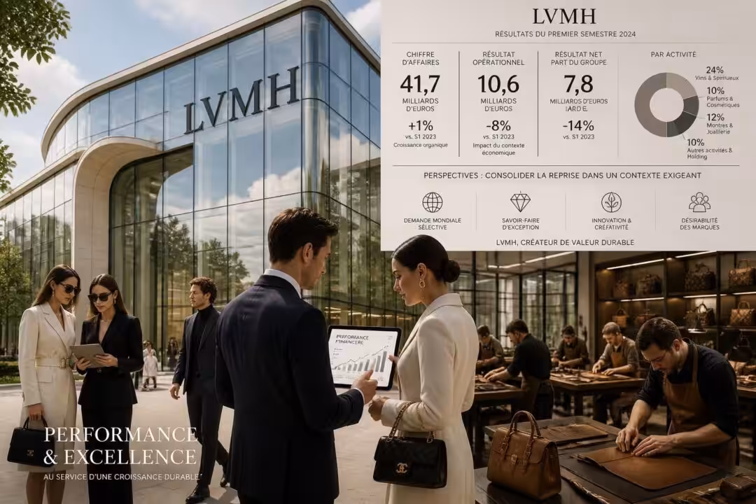 lvmh affiche une solide performance au premier semestre, mais la reprise du secteur mode et maroquinerie nécessite encore des efforts pour se renforcer durablement.