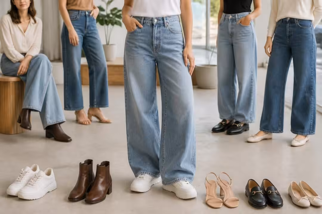 découvrez notre sélection des meilleures chaussures à porter avec un jean large pour allier style et confort au quotidien.